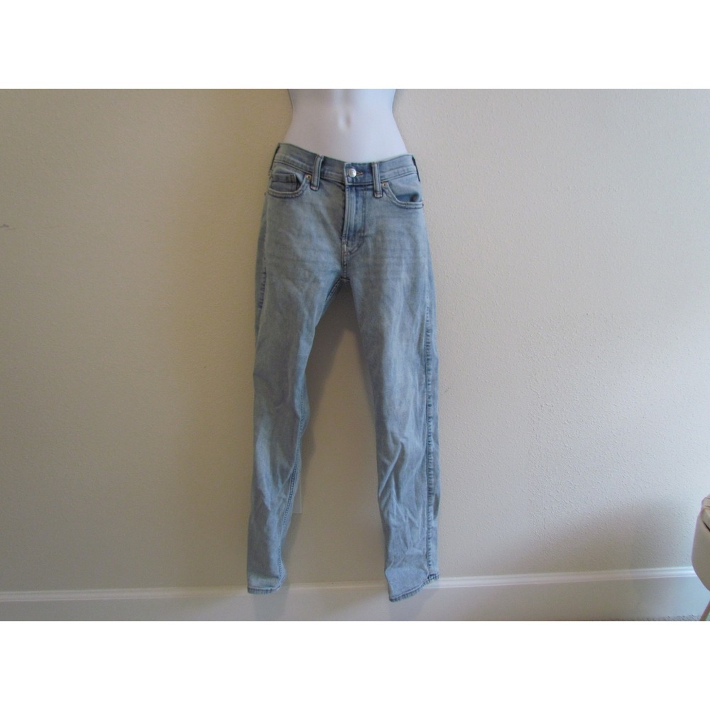 Hollister Skinny Jeans W28 L32 Light Blue Wash Stretch Denim Slim Fit